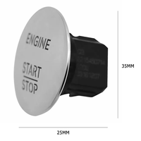 A2215450714 Tombol Start Stop Satu Sentuhan Pengapian Mesin Tanpa Kunci untuk Mercedes BENZ W204 W164 W205 W212 W213 W221 221