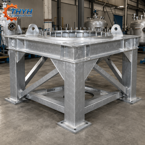 Plateforme de montage de ventilateur centrifuge soudée OEM |   Revêtement en poudre |   Acier Q345 |   ISO 9001 SGS |   pour système de ventilation industrielle - Product Image 5