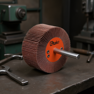Roue à lamelles abrasives Ttake 60x30 mm, tige de 6 mm, corindon, pour le meulage des métaux - Product Image 3