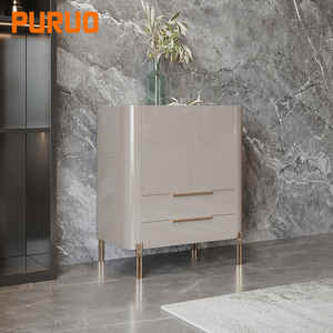 PURUO-mesa de <span class=keywords><strong>comedor</strong></span> de esquina, consola moderna de lujo, mesa de Mdf de gama alta <span class=keywords><strong>para</strong></span> muebles de sala de estar - Product Image 5
