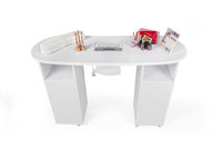 Table de salon de manucure multifonctionnelle en gros Table de manucure portable Table de bureau de manucure Table de travail de bureau à ongles à vendre