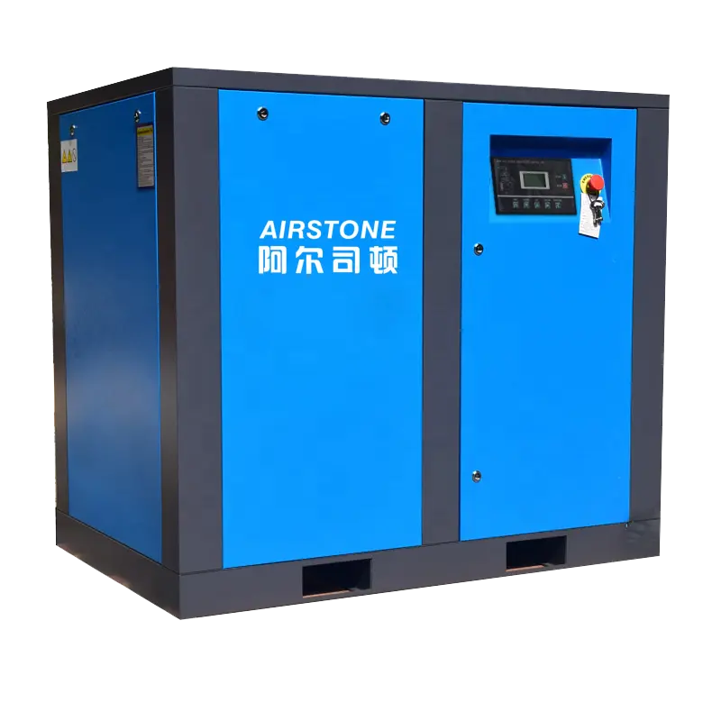 Pasokan pabrik 20hp 15kw sekrup kompresor udara minyak tipe Rotary injeksi 8Bar 10Bar untuk kompresor industri