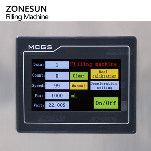 Máquina de Llenado Automática de Líquidos ZONESUN ZS-VTG25A con Bomba Magnética, Gran Caudal, para Detergentes, Aceites, Cosméticos, con Cinta Transportadora - Product Image 2