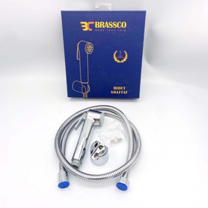 BRASSCO shattaf с шлангом из нержавеющей стали 1,5 м, новая модель, Ванная комната ABS, портативный комплект shattaf для биде - Product Image 6