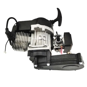 Motor de alta calidad de 2 tiempos, 49cc, con caja de engranajes, arranque de tracción de aluminio para <span class=keywords><strong>mini</strong></span> moto Dirt Pit <span class=keywords><strong>Bike</strong></span> - Product Image 1