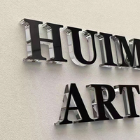 ZYD, recepción de vestíbulo personalizada, letras acrílicas cortadas, letrero de interior, letrero de letra elevada 3D, logotipo de pared, señalización de marca de letras para empresas