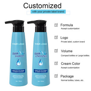 Champú y acondicionador de eliminación de cloro de etiqueta privada personalizada, kit de cuidado del cabello de natación con restauración de brillo <span class=keywords><strong>para</strong></span> nadadores - Product Image 5