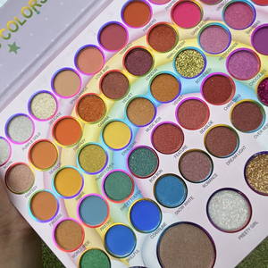 Palette de fards <span class=keywords><strong>à</strong></span> paupières HUDABABY 56 couleurs, directement de l'usine, 5g, poudre scintillante avec finition nacrée mate, commerce extérieur transfrontalier - Product Image 3