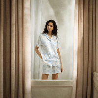 Ensemble de pyjama en soie charmeuse pour femmes, col rabattu, 2 pièces, vêtements de nuit printemps automne