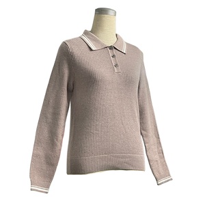 Transpirable Cómodo para el uso diario y los Deportes Tamaño personalizado Logotipo de color Polo Camisa de punto de Vietnam Hilo de lana - Product Image 1