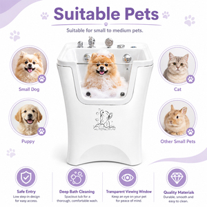 Baignoire de luxe pour chien en acrylique désodorisante à l'ozone, parfumée, pour <span class=keywords><strong>spa</strong></span> et hôtel - Product Image 2