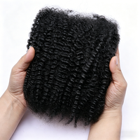 Cheveux humains brésiliens Remy Afro Kinky non traités en vrac pour tressage, lots de cheveux vierges sans trame, 8-30 pouces