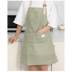 Delantal <span class=keywords><strong>de</strong></span> algodón antimanchas <span class=keywords><strong>para</strong></span> cocinar Correa ajustable Uso <span class=keywords><strong>de</strong></span> cocina Babero Delantal <span class=keywords><strong>de</strong></span> lino <span class=keywords><strong>de</strong></span> algodón - Product Image 1