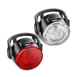 Juego de Luces LED <span class=keywords><strong>para</strong></span> <span class=keywords><strong>Bicicleta</strong></span> Q2, Luces Delanteras y Traseras Recargables, Paquete de Luces <span class=keywords><strong>para</strong></span> <span class=keywords><strong>Bicicleta</strong></span> de Montaña y Carretera, Combinación de Faro y Luz Trasera - Product Image 1