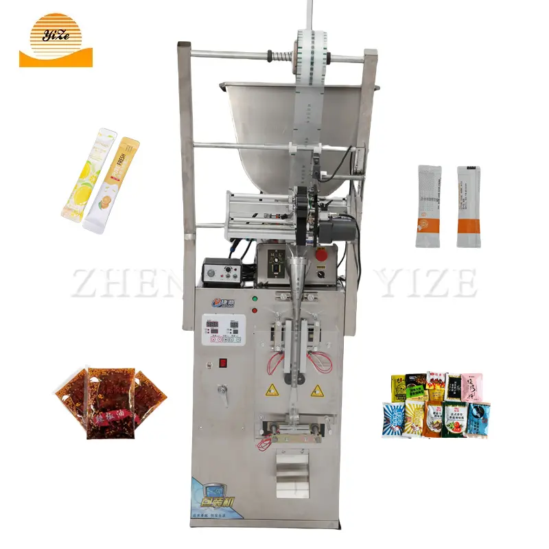 Vertical Tomato Paste Filling Machine Pneumatic Beverage Chili Oil Salad Dressing Filling And Packaging Machine