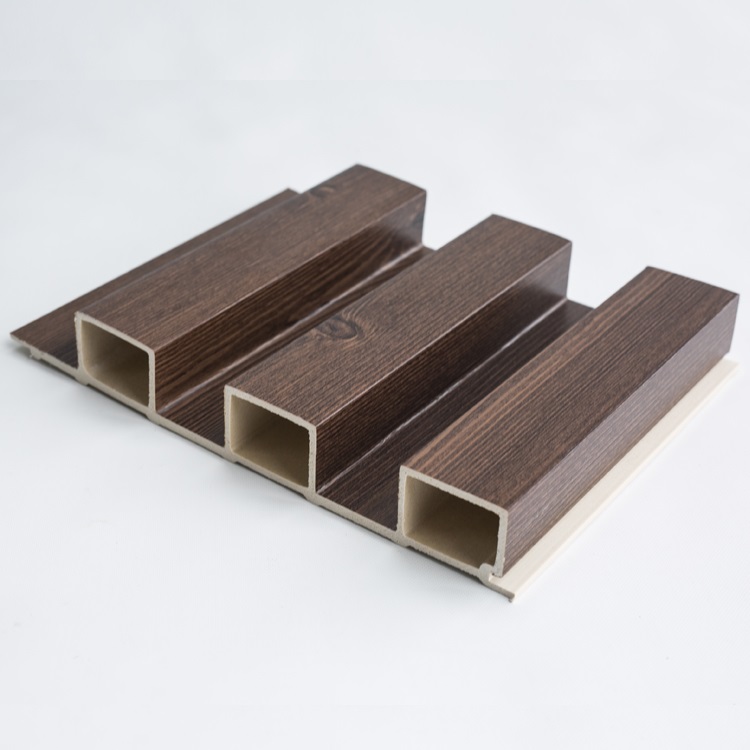 Interior PVC WPC Wall Ceiling Decorative Panels Wooden Grain