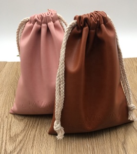 Petit sac à cordon en cuir PU - Product Image 6