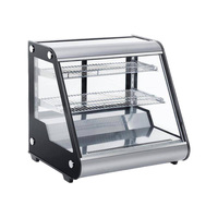 Nouveau 120L Commercial Verre Boulangerie Refroidisseur Vitrine Comptoir Refroidisseur Mini Gâteau Affichage Réfrigérateur