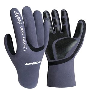 Gants de plongée en néoprène SCR 3mm 5mm, personnalisés, pêche, chasse, surf, avec 5 doigts <span class=keywords><strong>et</strong></span> paumes antidérapantes - Product Image 4