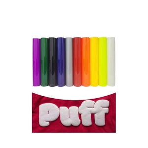 High Quality 3d <strong>Puff</strong> Print <strong>Vinyl</strong> Heat Transfer <strong>Vinyl</strong> Rolls Designs for T-shirts - Product Image 1