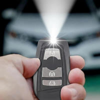 Porte-clés de voiture parodique en gros, lampe torche LED tactique de type 928, lampe torche UV LED, Tazer avec corps en plastique noir pour l'autodéfense