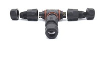 Connecteur Circulaire Étanche 2-5 Broches, Adaptateur Prise Électrique Femelle IP67/IP68 5A 250V, Contact Cuivre, Boîtier PC, Barrière de Protection
