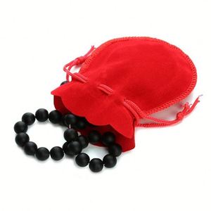 Bolsas de Regalo de Terciopelo Reciclables de 7x9 mm con Cordón, Bolsas de Joyería Wulu, Bolsitas para Bodas, Bolsitas para Dulces y Pulseras, Impresión por Transferencia de Calor - Product Image 4