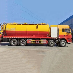 Camión de Saneamiento Shacman de Alta Presión Industrial, Combinado con Succión y Chorro, Limpiador de Alcantarillado, Camión Aspirador, Camiones de Saneamiento - Product Image 6