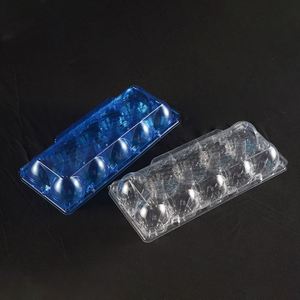 Bandeja de Plástico Transparente Ecológica para Huevos de Gallina, con 10 Cavidades, Tipo Blister - Product Image 2