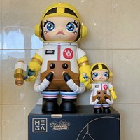P0P MRAT MEGA MEGA Colección 400% y 1000% MOLLY Bob Esponja Figura de Colección Caja Sorpresa Misteriosa LABUUB