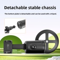 Support de téléphone portable pour lit PO1, trépied portable PTZ en plastique, rotation verticale à 360 degrés, rotation horizontale à 180 degrés, perche à selfie pour diffusion en direct et reconnaissance faciale