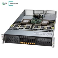 Supermicro Hyper SuperServer SYS 222HA TN 2U Rackmount AI Server Prosesor Dual Intel Xeon Seri 6900 8 Slot NVMe Hot Swap