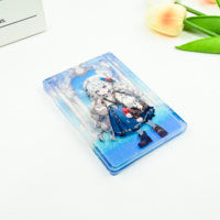 Créez votre propre design : Standee liquide UV en acrylique avec paillettes, effet sable mouvant, anime, transparent, holographique, personnalisable et léger