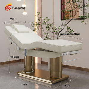 Fauteuil d'Examen Médical Esthétique Professionnel Chauffant et Électrique à 4 Moteurs, <span class=keywords><strong>Table</strong></span> de Massage Spa, Lit de Beauté Cosmétique pour Soins du Visage et Cils - Product Image 6