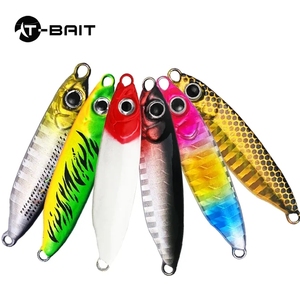 เหยื่อตกปลาเหล็กตกปลาเหล็กยาว7กรัม-25กรัมตะขอตกปลาหลากสีฟ้า - Product Image 3