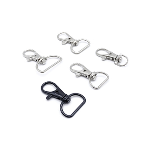 Khóa móc kim loại cao cấp chống nước, khóa xoay rộng, móc khóa dây đeo, móc khóa cho chìa khóa, túi xách, đồ thủ công DIY, kiểu kim loại - Product Image 1