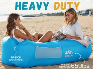 Sillón Inflable con Almohada Integrada, Portátil, Resistente, para Camping, Playa, Senderismo, Uso Interior/Exterior, Ligero y Fácil de Transportar - Product Image 4