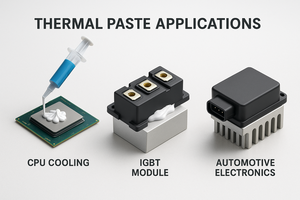 LED 電源デバイス 高放熱性サーマルペースト 1.0~6W/mk ヒートシンク用サーマルグリース CPU GPU 冷却システム - Product Image 4