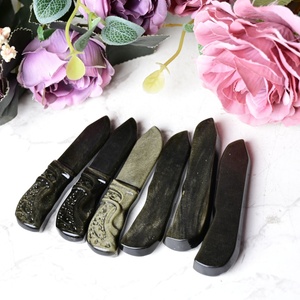Vente en gros de cristaux de guérison de haute qualité, artisanat en obsidienne naturelle, poignard pour la décoration de la maison et les cadeaux - Product Image 3