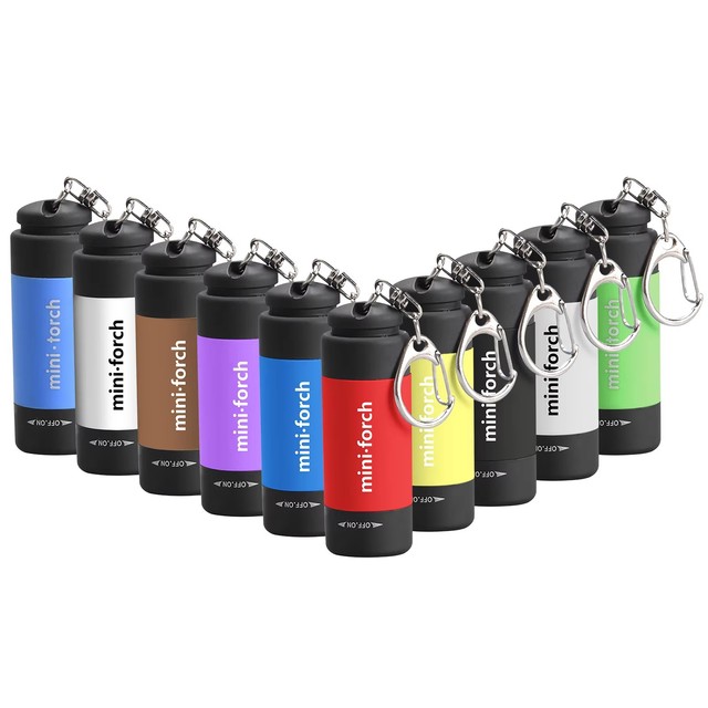 LED Mini Flashlight Key Chain Portable Torch USB Rechargeable Hiking Camping Flashlights Outdoors Waterproof Mini-Torch Lanterna