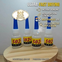 Colle liquide écologique 8g résistante à la chaleur 502 pour coller fortement divers matériaux et accessoires de menuiserie