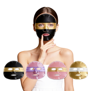 Maschera in Foglio di Collagene Idrogel Cristallino Bicolore Idratante Vegana Biologica a Marchio Privato per la Cura del Viso - Product Image 1