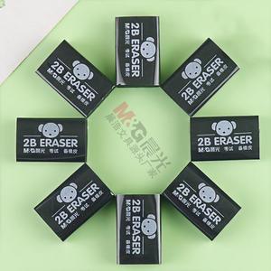 Gomme M&G 2B noire pour examens, pour étudiants, avec moins de résidus, idéale pour le dessin. - Product Image 2