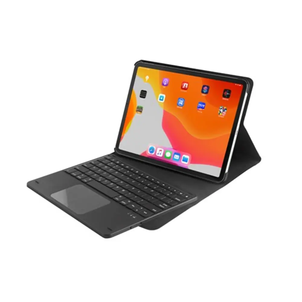 Neutral Tablet Leather Keyboard Case Touch Mouse Bluetooths Keyboards with Touchpad for iPad Air Pro 11"