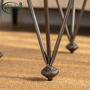 Juego de Mesa de Centro Chuqi Home Furnishings con Superficie de Madera y Patas de Hierro Forjado Hechas a Mano para Sala de Estar o Jardín - Product Image 4