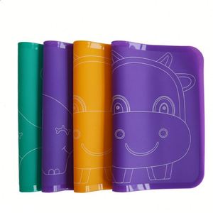 Manteles individuales de silicona, bonitos manteles individuales de dibujos animados para niños pequeños, manteles antideslizantes, manteles para comida de bebé para restaurante - Product Image 1