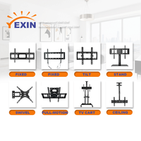 Support mural universel fixe pour téléviseur LED-921MF, prix usine, VESA max 400x400mm, pour téléviseurs à écran plat de 23 à 55 pouces