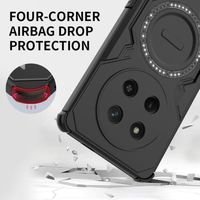 Funda de Teléfono de Lujo a Prueba de Golpes de TPU+PC al por Mayor para Honor X6C X7C X8C X60 Pro con Anillo Magnético y Carga Inalámbrica