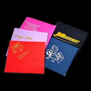 Customize Branded 33x33 CM Cocktail Napkin <b>Tissue</b> Napkin Servietten Restaurant Linen Napkins - Product Image 1