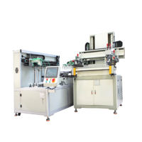 Máquina Automática de Serigrafía Vertical al Vacío para Paneles de Vidrio Planos con Alineación de Bordes